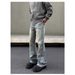 Men's Straight Leg Vintage Washed Jeans With Whisker & Bamboo Texture - Cleanfit High Street Style For Casual & Trendy Looks_mkmklike.com