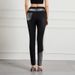 Women's Clothing Slim High Waist High Elastic Stitching Trousers Large Size Women's Trousers Contrast Color_mkmklike.com