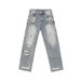 Men's Relaxed Fit Straight Leg Ripped Jeans - Washed Denim Pants For Casual Streetwear (S-XXXL)_mkmklike.com