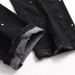 Men's Distressed Patchwork Skinny Jeans - Ripped Denim Pants With Edgy Style For Casual & Streetwear Look_mkmklike.com