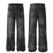 2025 New American High Street Style Vintage Distressed Ripped Pants Selvedge Straight Loose Fringe Large Damage Jeans_mkmklike.com