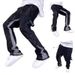 Men's Clothing High Street Washed Distressed Stitching Logging Jeans Men's Retro Fashion Trend Ink Splashed Print Wide Leg Trousers_mkmklike.com