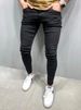 Foreign Trade Cross-Border European And American Men's Classic Black Stretch Skinny Jeans New Style_mkmklike.com