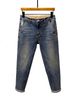 American Street Jeans Men's 9 Points Spring And Summer New Retro Washed Jeans Men's Casual Fat Jeans 9 Points_mkmklike.com