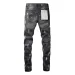 quality Jeans Fashion High Street Ripped Grey Paint Repair Low Rise Skinny Pants Y2k Hombre_mkmklike.com