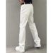 Breathable White Summer Jeans – Lightweight Straight Fit (S-3XL, 68% Cotton)_mkmklike.com