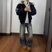 Vintage Washed Denim Jeans – Relaxed Straight-Leg Cleanfit Style For Men & Women_mkmklike.com