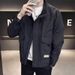 Autumn Winter 2024 New Men's Jacket Trendy Brand Cool Workwear Stand Collar Hot Selling_mkmklike.com
