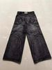 Retro Y2K American Style Loose Fit Jeans with Zipper Stitching Patch Stripe Embroidery And Fur Trim for Women_mkmklike.com