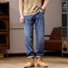 Factory Direct Sales Autumn New Cotton Elastic Jeans Men's Retro Slim-fit Large-size Denim Trousers Men's Foreign Trade Trendy Brand_mkmklike.com