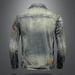 Men's Clothing Spring And Autumn New Denim Jacket Trendy Retro Washed Denim Clothes Short Casual Slim Jacket_mkmklike.com