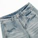 Punk Washed Gradient Water Ripple Jeans Men's Loose Wide Leg Vibe Trendy Distressed Straight Pants_mkmklike.com