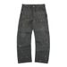Vintage Distressed Workwear Pants - Relaxed Straight Leg French Carpenter Trousers With Paint Splatter Effect_mkmklike.com