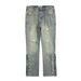 High Street Distressed Button-Fly Zipper Jeans – Vintage Washed Loose Fit Denim Pants For Men, Retro & Edgy Style_mkmklike.com