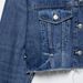 Women's Denim Jacket Casual Long Sleeve Round Neck Polyester Coat For Daily Wear XS/S/M/L_mkmklike.com