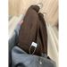 Large Size Dark Coffee Jeans Women's Autumn New Fat Mm Loose High Waist Thin Wide Leg Pants Pear-shaped Body Pants_mkmklike.com