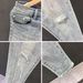 Men's Clothing Summer Heavy Wash Retro Distressed Ripped Jeans Men's Trendy Brand Handsome Scraped Slim Fit Skinny Nine Point Pants_mkmklike.com