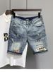 Men’s Distressed Denim Shorts – Trendy Ripped & Printed Streetwear (Blue, Sizes 28-36)_mkmklike.com