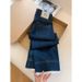 Light Blue Lace Denim Jeans For Women Stretchy Slim Wide Leg Straight Leg Cropped Pants Pear Shaped Figure Plus Size Summer Style_mkmklike.com