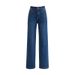 Four-way Stretch Straight-leg Jeans For Women, 2025 New Model, Narrow Wide-leg Floor-length Pants, High-waisted And_mkmklike.com