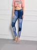 Women's Clothing Slim High Waist High Elastic Stitching Trousers Large Size Women's Trousers Contrast Color_mkmklike.com