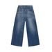 Men's Loose Straight Jeans – Vintage Washed High-Street Cleanfit Denim Pants (S-XL, Lightning Fade, Cotton Comfort)_mkmklike.com
