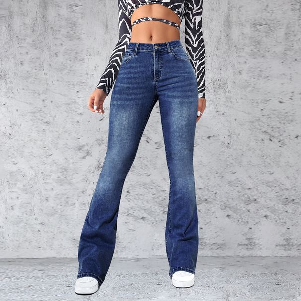 Women's Clothing Washed Jeans Slim Temperament Skinny Trousers_mkmklike.com