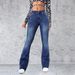 Women's Clothing Washed Jeans Slim Temperament Skinny Trousers_mkmklike.com