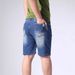 Summer Elastic Waisted Denim Shorts For Men, 5, Large, High Elasticity, Plus Fat, Thin, Size 5_mkmklike.com