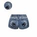 Betty Women's Cartoon Embroidered Rhinestone Denim Shorts Light Blue Sexy Cross Border Style Factory Direct Stock_mkmklike.com