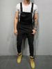 Pure New European And American Style Denim Overalls Solid Color Slim Fit Long Pants Cross-Border Exclusive For Europe_mkmklike.com