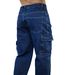 Men's Washed Denim Work Pants – Relaxed Fit Cargo Jeans With Multi-Pockets (Dark Blue, S-2xl) Fashion Trend_mkmklike.com
