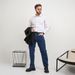 Men's Clothing Men's Slim Fit Straight Leg Mid Rise Cropped Jeans Denim Clothing Fashion For Formal & Casual_mkmklike.com