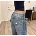 Hip-hop Fashion Versatile Jeans For Men Women, Embroidered Daily Straight-leg Pants, Cross-border Foreign Trade, New_mkmklike.com