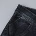 Men's Stretch Denim Jeans - Slim Straight Fit Black Pants With Artistic Washes, Comfortable Cotton Blend For Casual & Streetwear (S-2xl)_mkmklike.com