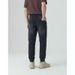 Men's Black Stretchy Casual Pants Skinny Midweight Polyester Cropped Jeans Simple Solid Color Loose Fit_mkmklike.com