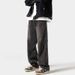 American High Street Deconstructed Distressed Straight-leg Jeans For Men, Vintage Loose-fit Trendy Washed Patchwork_mkmklike.com