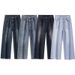 Men's Clothing Whiskered Straight Leg Jeans Retro Casual Long Pants Trendy Versatile For Teenagers_mkmklike.com