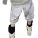 Men's Clothing High Street Dirty Workwear Denim Knee Length Shorts Niche All Match Trendy Loose Straight Leg Cropped Trousers_mkmklike.com