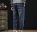 Factory Direct Supply Autumn And Winter New Elastic Waist Sports Harlan Pants Men's High-quality Heavy Industry Large-size Denim Trousers Men's_mkmklike.com
