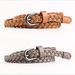 HOT Fashion Womens Vivid Braided Casual PU Leather Narrow Thin Buckle Strap Waist Belt Skinny Waistband Belts For Women_mkmklike.com