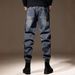Men's Clothing Heavy Weight Design Stitching Overalls Trendy Loose Casual Leggings Pants_mkmklike.com