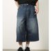 Unisex Vintage Washed Denim Shorts Mid-Length Relaxed Fit Distressed Retro Blue Casual Streetwear S-XXXL_mkmklike.com