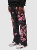 New Men's Denim Straight Pants Street Fashion Explosion Non-elastic Embroidered Denim Straight_mkmklike.com