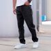 Men's Premium Straight-Leg Jeans – Slim Fit High Waist Denim Pants For Casual & Business (Dark Gray, 28-38)_mkmklike.com
