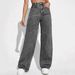 Women's Washed Straight Leg Jeans - Loose Fit Retro Denim Pants For Casual Wear (Versatile Style)_mkmklike.com