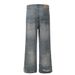 Distressed Deconstructed Patchwork Flared Jeans For Men American Street Style Hip-Hop Design Niche Wide-Leg Long Pants_mkmklike.com