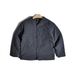 Japanese Retro Fine Plaid Autumn Winter Jacket Trendy Loose Layered Collarless Quilted Cotton Workwear Coat Men's Style_mkmklike.com
