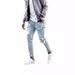 Fashionable Washed Jeans For Men With Torn Holes_mkmklike.com