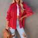 Distressed Denim Jacket For Women – Vintage Ripped Details & Bohemian Tassels (Sizes S-XL, Pink/Orange/Light Purple/Big Red)_mkmklike.com